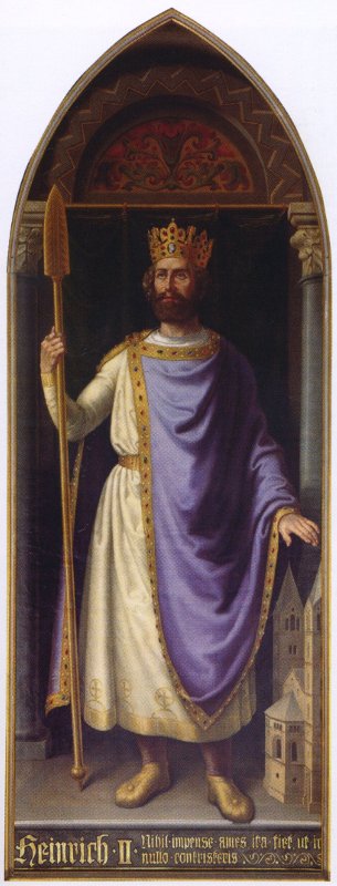 Johann David Passavant: II. Henrik király, 1840, Majna-Frankfurt, Römer, Kaisersaal