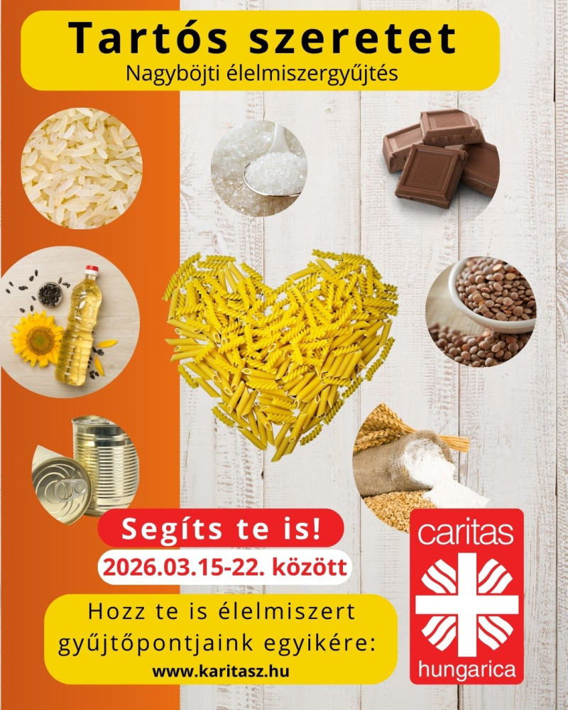 {{!ML!HU:2026. évi nagyböjti tartósélelmiszer-gyűjtés}}