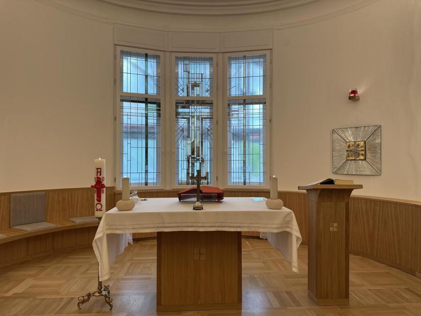 A megújult kápolna