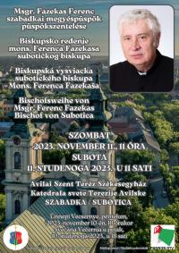 Fazekas Ferenc püspökszentelési meghívója